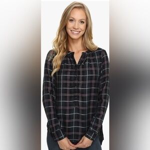 Lucky Brand Women's Girlfriend Plaid Shirt